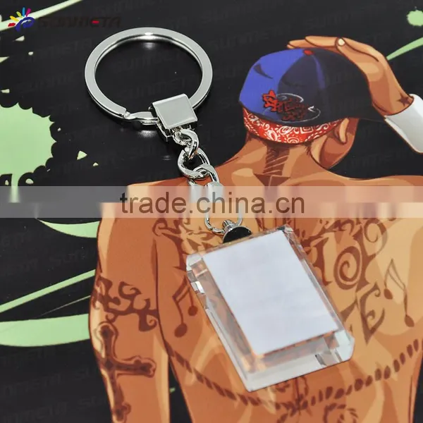 Gift Packing Pom Pom Keychain DIY Emoji Crystal Keychain For Promotion photo-5