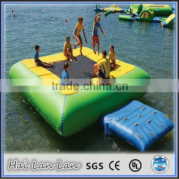 2015 Hot Sale Steel Frame Inflatable Water Trampoline for Kids photo-2