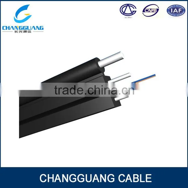 China Cable Manufacturer Changguang Ftth Self Support Aerial Cable Self Supporting Bow Type Drop Cable photo-3