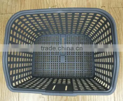 Colorful Bigger Bicycle Plastic Front Basket/city Plastic Bike Basket/city photo-2