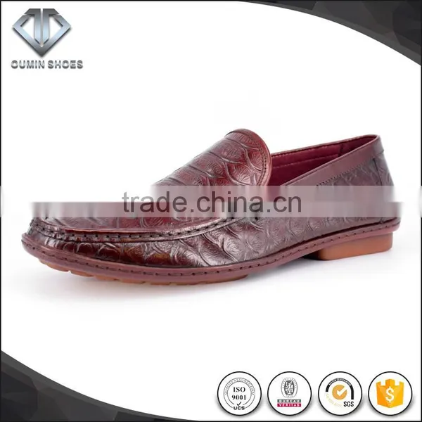 Goodyear Driving Shoes Injection Molding High Level Genuine Leather Men Shoes Crocodile Can Order One Pair photo-3