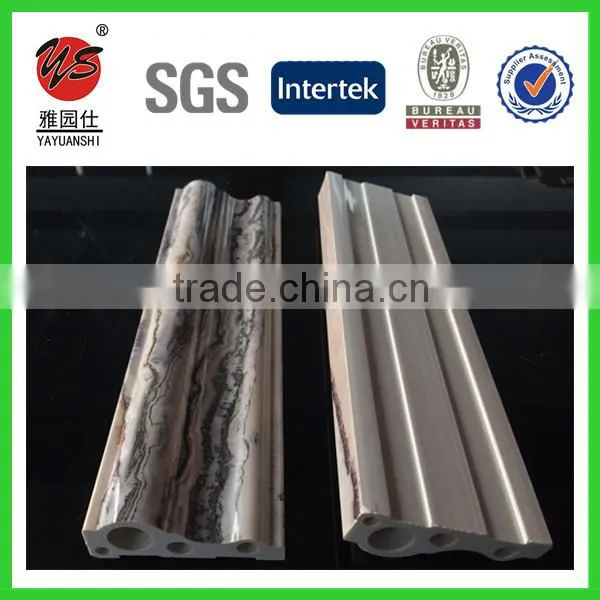 6cm Marble Design Pvc Moulding Profile for uv Sheet photo-3
