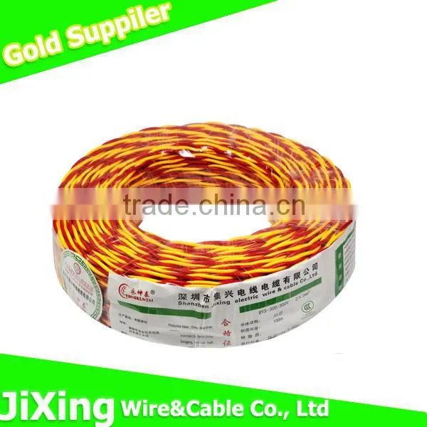 RVS Stranded Copper Core PVC Insulation Unshielded Twisted Pair Cable