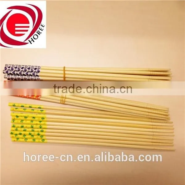 33CM Long Printed Bamboo Flatware Chopsticks for Home Restaurant Hotel and Travelling photo-4