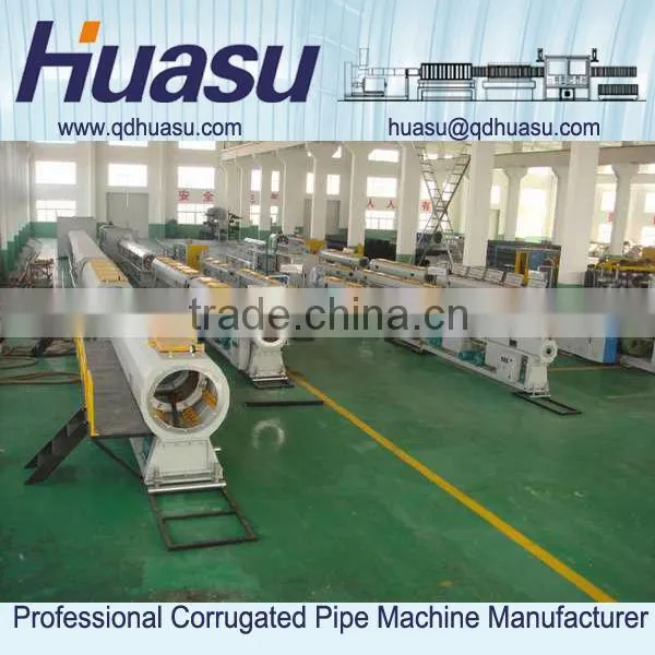 High Speed PVC Water Supply Disposal Pipe Extruding Machine Line photo-2