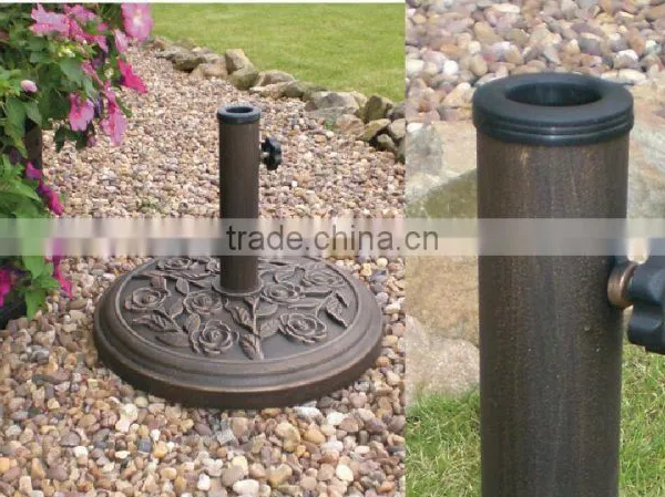 Outdoor Round Resin Parasol Base