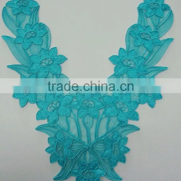 Popular Organza Embroidery Lace Motif
