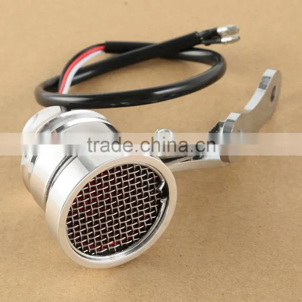Motorcycle Chrome LED Custom Tail Light For Cafe Racer Chopper photo-5
