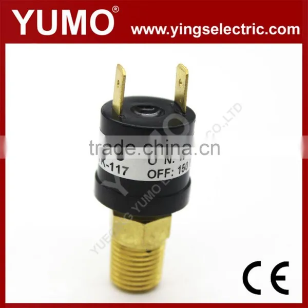 YUMO XYK-117 Pressure Switch 120 PSI ON 150 PSI OFF Screw Thread 1/4 NPT Pressure Switch photo-3