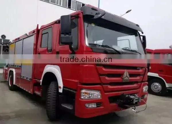 Fire Department Pumper Connection Fire Fighting Truck Price With 6000Kg Fire Truck Water Capacity photo-5