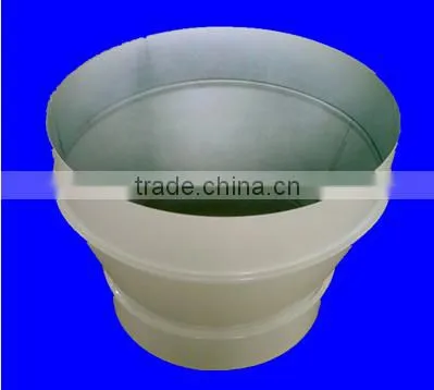 Best Price 6 x 4 Inch Heavy Duty Galvanized Steel Round Air Duct Reducer Connector for Indoor Grow Greenhouse Ventilation System photo-5