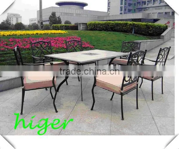 Outdoor Aluminum Alloy Garden Table and Chair Furniture