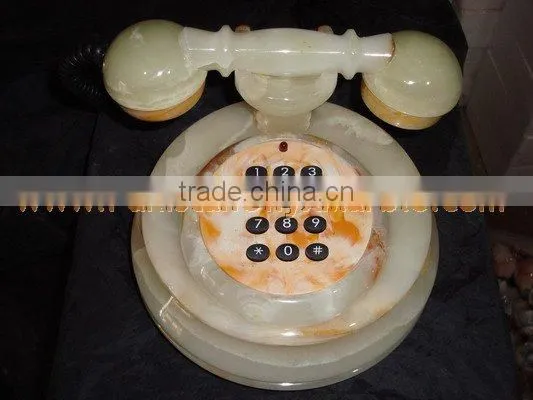 NATURAL 2017 New Items ONYX TELEPHONE SETS HANDICRAFTS photo-4