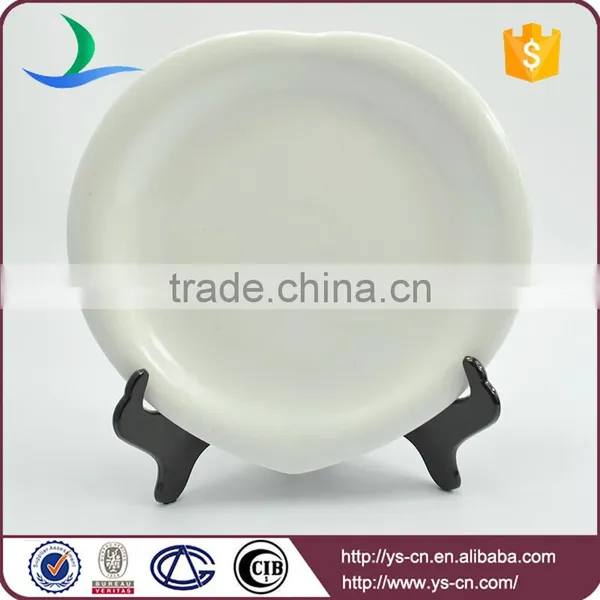 Wholesale Peach Heart Luxury Porcelain Dinner Plate photo-4