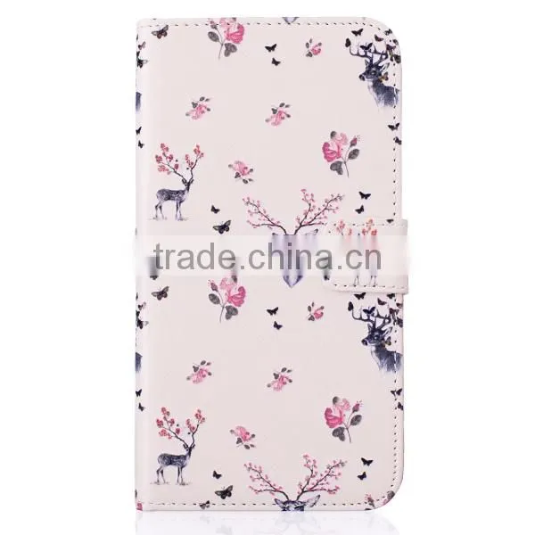 Relief Painting Phone Shell PU Leather Phone Case Flip Leather Holster for Samsung G530 photo-3