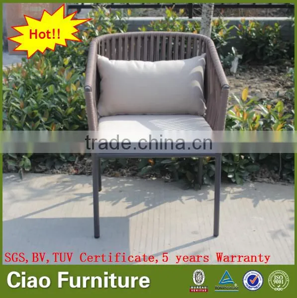 Leisure Outdoor Sling Fabric Garden Dining Chair Furniture photo-2