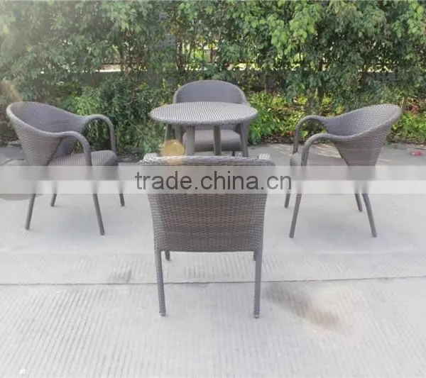 Garden Furniture Aluminum Coffee Table and Chair Set photo-4