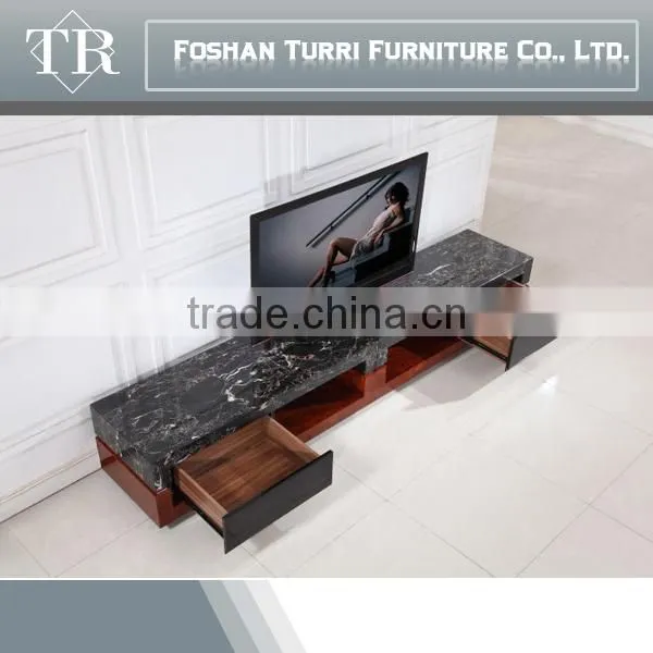 Luxury Furniture Modern Italian Marble Travertine tv Stand photo-2