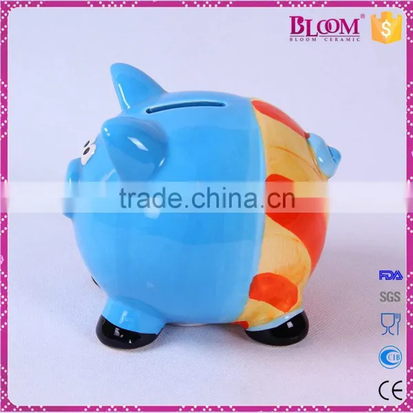 New Design of Hand Painted Ceramic Custom Coin Bank photo-2