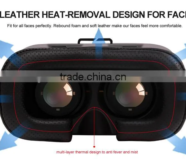 ZOOM FUNCTION VR Case 3plus 3D Glasses VR Box With Headstrap vr Glasses for Mobile Phone photo-2