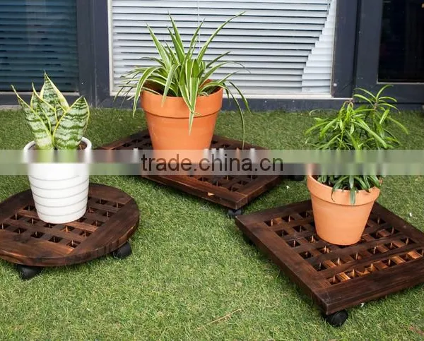 Burning Wood Flower-stand Restoring Ancient Ways photo-5