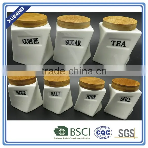 Porcelain Ceramic Storage Jar With Lid photo-2