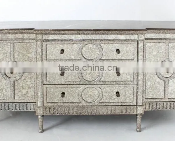 Wooden Antique Mirror Kitchen Cabinets and Wardrobes Guangzhou photo-2