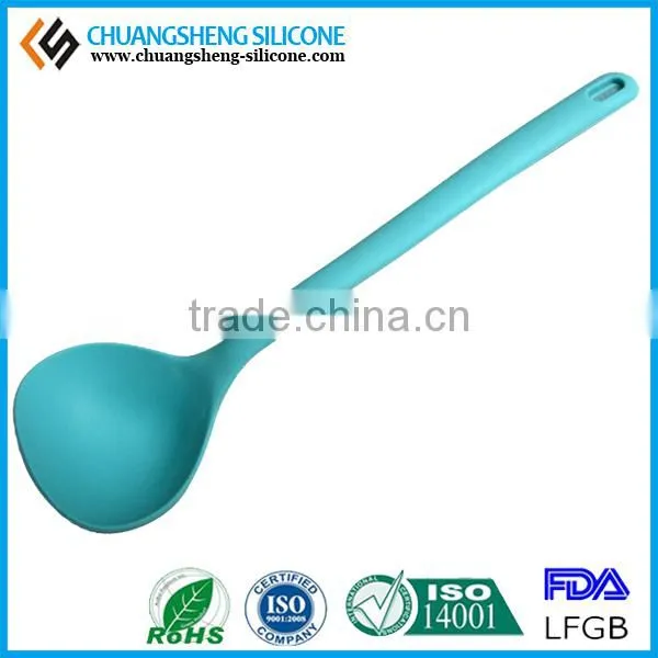 FDA Silicone Kitchen Soup Spoons photo-5