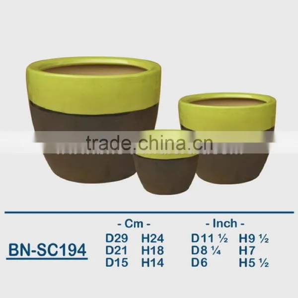 Vietnamese Ceramic Glazed Indoor Pot/ Indoor Planter BN-SC190 photo-3