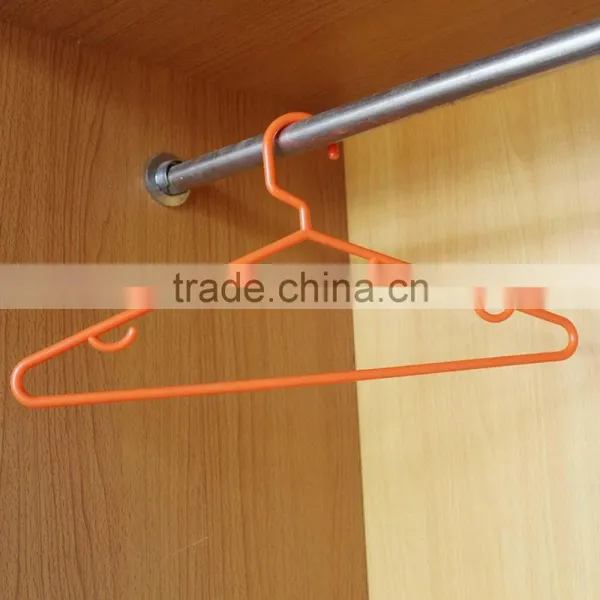 Orange Thick Clothes Hanger Plastic Hanger photo-3