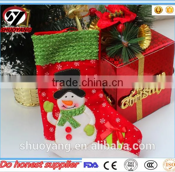 China Supplier Wholesale Good Quality Christmas Decorative Socks,new Design Christmas Gift Sock photo-3