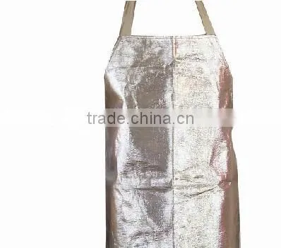 Aluminum Foil Fireproof Apron, Advanced Composite Foil Apron, Baking Heat Smelting Apron photo-3