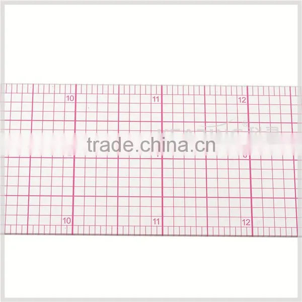 Factory Wholesale Plastic Painting Grading Ruler in Sandwich Printing 2"*24" *0.12cm #8248 photo-4