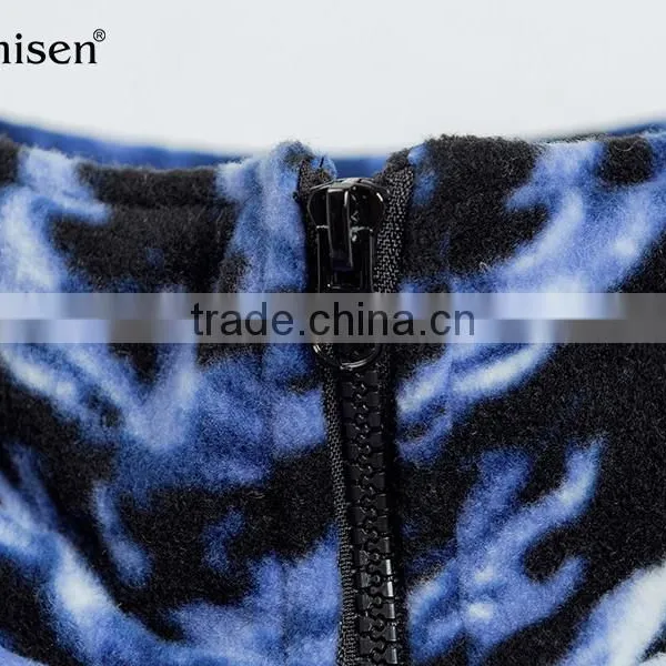 Wholesale Polar Fleece Animal Pattern Men Custom Vest photo-3