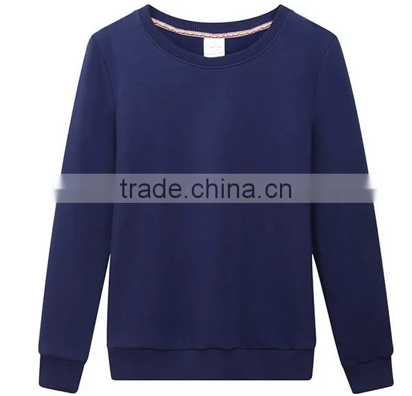 Customized Designs Wholesale Plain Blank Cheaper Crewneck TC65/35 Fleece Hoodies&sweatshirt photo-3