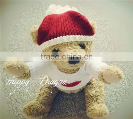 Free Knit Pattern for Hat Earflaps,knit Hat With Ball Top,winter Knitted Black Ski Mask Hat Knitting Pattern photo-2
