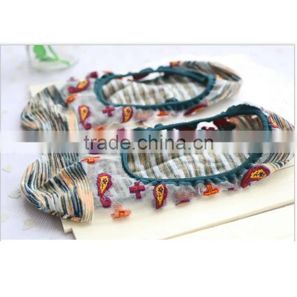 New Design Candy Colors Women Sock Antiskid Liner No Show Peds Invisible Low Cut Ice Sock photo-5