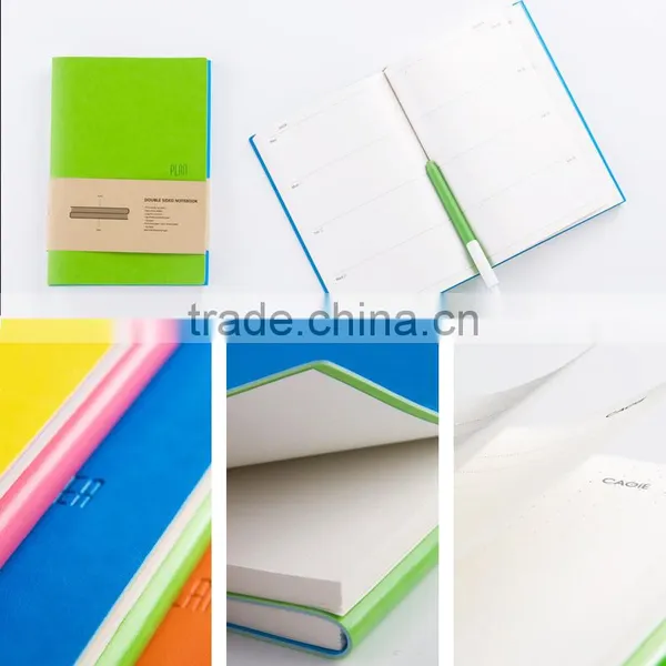 Soft PU Leather Custom Personal Organizer Agenda Daily/weekly/ Yearly Planner photo-2