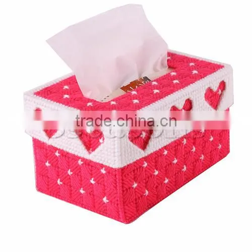 Red Heart Kits Suppliers Plastic & Cotton Cross Stitch Sets Tissue Box photo-2