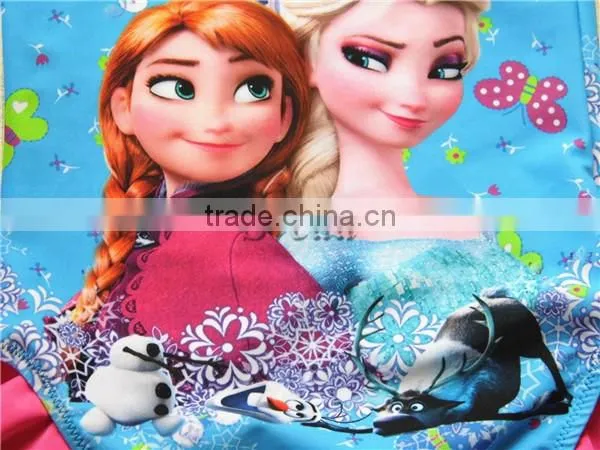 Best Selling Frozen Kids Swimming Suit Frozen Swimwear for Girls Bathing Suit Wholesale Price photo-3