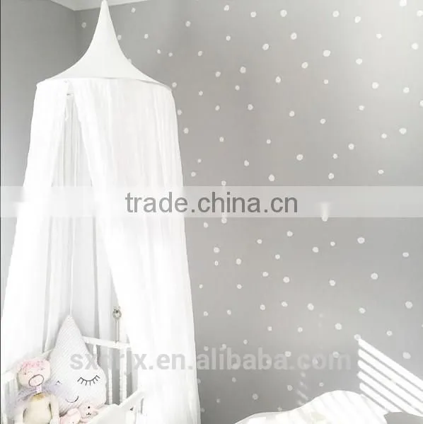 100% cotton mosquito net circular canopy curtain