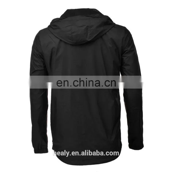 Wholesale Wind Breaker Lining Soft Nylon Raincoat for Men photo-2