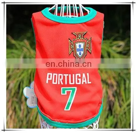 Pet Dog Clothes World Cup Shirt Dog Clothes Dog Summer Casual Shirt photo-2