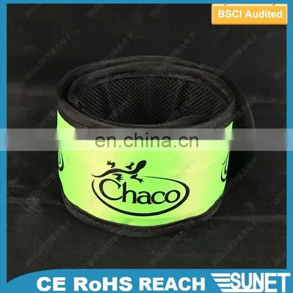 New Products 2017 Safe Running High Reflective Light LED Slap Bracelets Arm Band photo-3