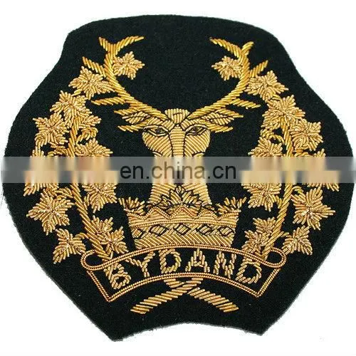 Embroidered Crest, Badge, Insignia, Emblem, Coat of Arms, Pakistan Hand Embroidery