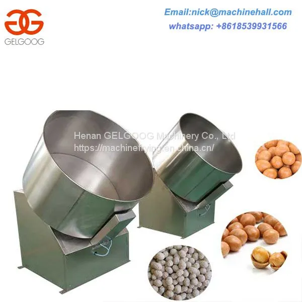 Commercial Nuts Coating Machine|Peanut Flavoring Equipment Price|Factory Green Beans Coating Machine Price photo-2