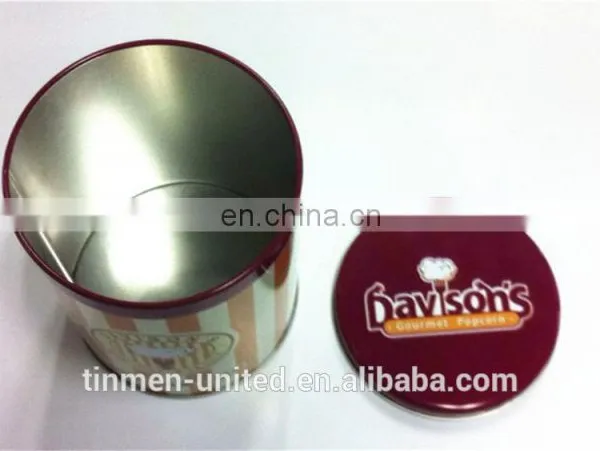 Small Round Popcorn Tin Box photo-4