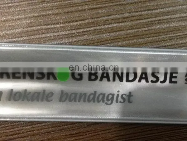 High Quality Low Price 6P Free Reflective Snap Bracelet for Promotion photo-4