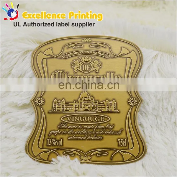 Top Quality Various Shape Colors Customized Metal Aluminum Label photo-2