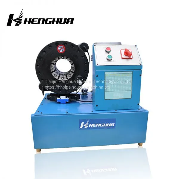 HF51 up to 2'' China Factory Trade Assurance Used Hydraulic Rubber Hose Fitting Making Machine